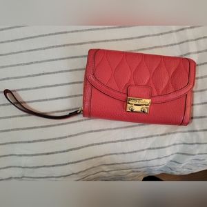 Vera Bradley Leather Wristlet